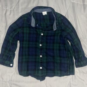 H&M Toddler Plaid Long-sleeve shirt